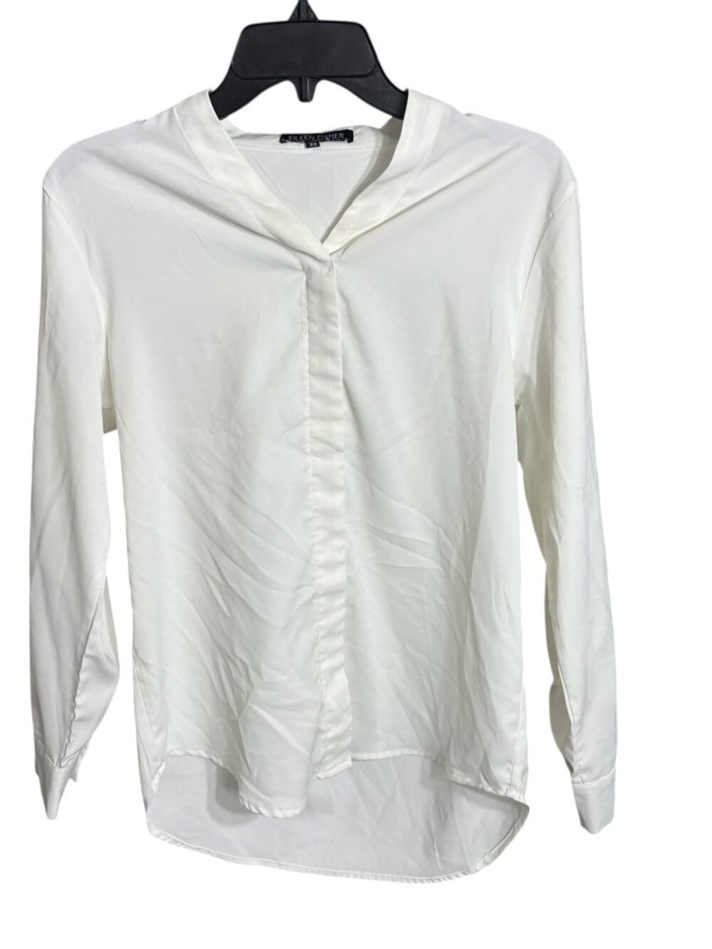 Eileen Fisher Button Down Shirt White Size XS